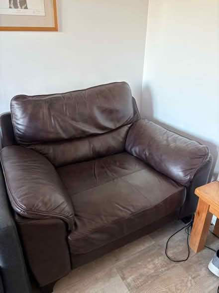 Photo of free Large leather armchair (Moreton CH46) #2