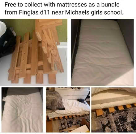 Photo of free futon with multiple mattresses (Northside of Dublin- Flexible) #1