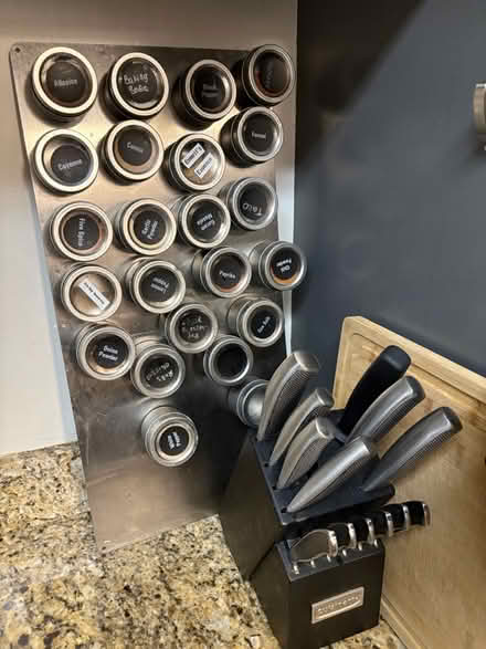 Photo of free Magnetic spice rack & knife block (Willow Glen) #1
