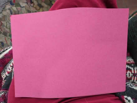 Photo of free 20+ sheets of pink A4 craft paper (Halton LA2) #1