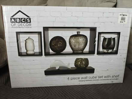 Photo of free Wall cube set with shelf (Near 92nd and Sheridan) #1