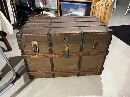 Photo of free Antique steamer trunk (Pacific) #1