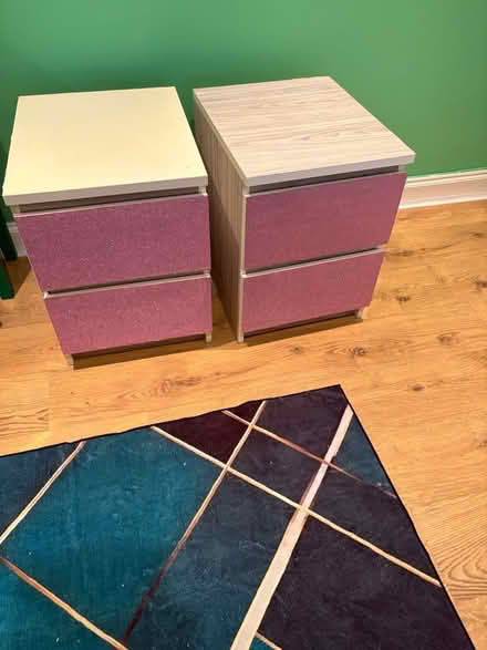Photo of free 2 x bedside drawers (Knotty ash Liverpool) #1