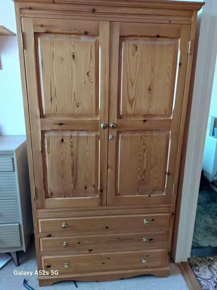 Photo of free Pine wardrobe (Moseley Green WV10) #1