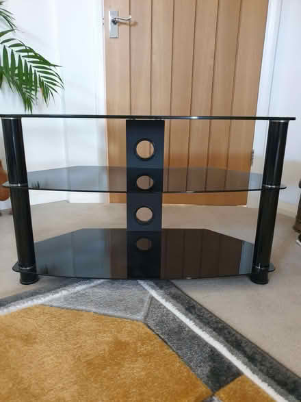 Photo of free Glass tv stand (Eastbourne BN21) #1