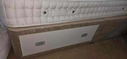 Photo of free Double divan bed and matress with 2 drawers (Aylestone LE2) #3
