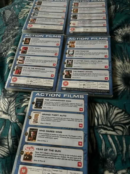 Photo of free Action film DVDs x 5 (SW11) #2