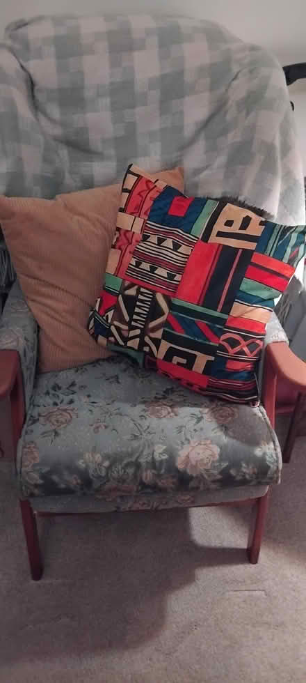 Photo of free Two wingback arm chairs (Toxteth L8) #1