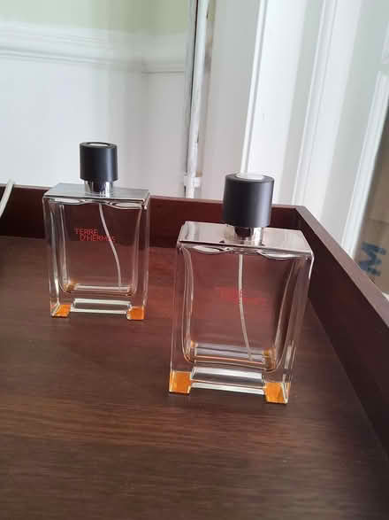 Photo of free Hermes Terre Heavy glass bottles (Bexhill on Sea) #1