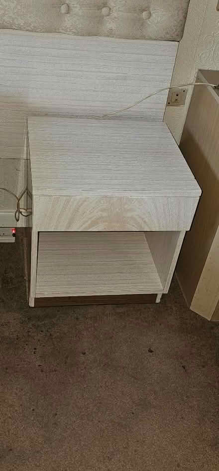Photo of free Dressing table with trifold mirrors matching bedside tables (Aylestone LE2) #4