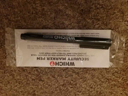 Photo of free Security marker pen (Shenley Fields B29) #1