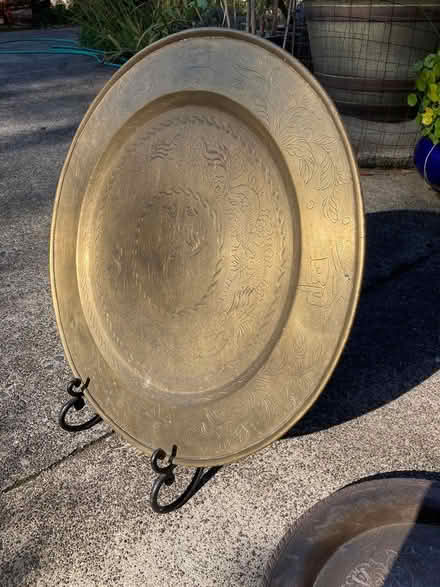 Photo of free Brass Platter (Myrtletown, Eureka) #1