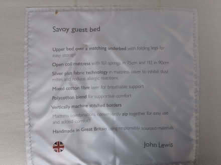 Photo of free Trundle Bed (John Lewis) (Buntingford SG9) #3