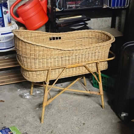 Photo of free Vintage Moses basket (Booterstown) #1