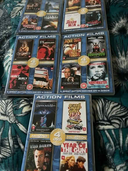 Photo of free Action film DVDs x 5 (SW11) #1