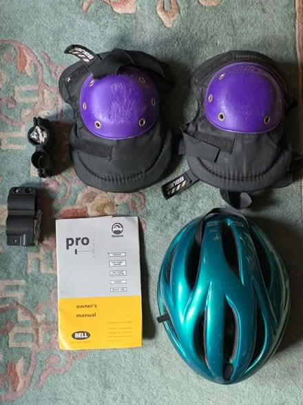 Photo of free Bell Helmet w/kneepads (Chelsea) #1