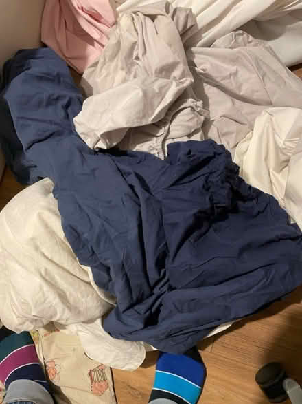 Photo of free Huge bag of fabric scraps/sheets (Hoxton) #2