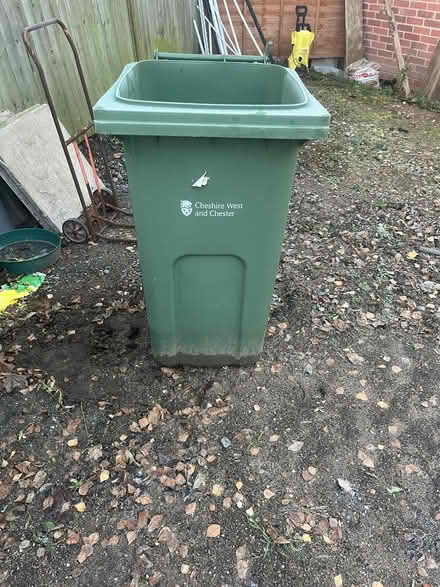 Photo of free Green wheelie bin - no lid (Saltney CH4) #1