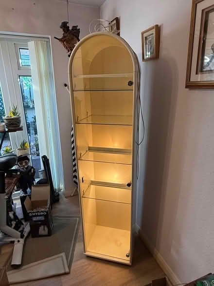 Photo of free White display cabinets x 3 (ME20 6rs) #3