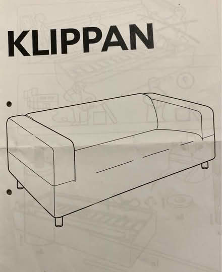 Photo of free Ikea ‘Klippan’ Sofa & cover (N22 very near Wood Green tube) #3