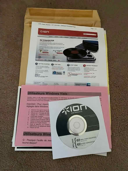 Photo of free EZ converter disc and book (LU7 Marley Fields) #1