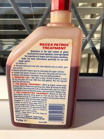 Photo of free Redex petrol treatment (Hazel Grove Fiveways SK7) #2
