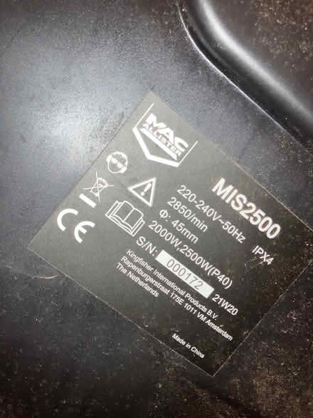 Photo of free MacAllister shredder (Co.Kildare/Dublin/Wicklow) #2