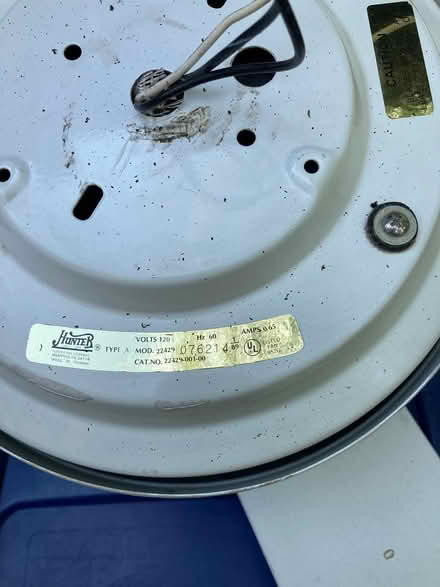 Photo of free ceiling fan (Brookland) #3