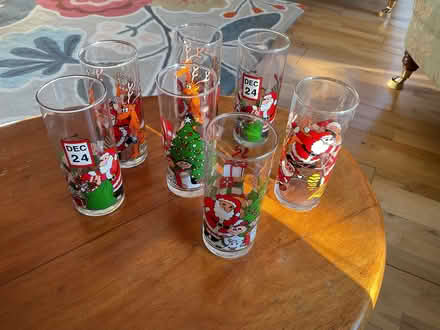Photo of free Seven Christmas Glasses (DA3) #1