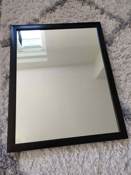 Photo of free Black-framed mirror 41 x 52 cm (Teversham CP (S Cambs) CB1) #1