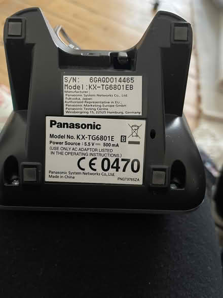 Photo of free Panasonic cordless phone with answering system (Sydenham SE26) #2