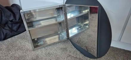 Photo of free Bathroom cabinet & attached mirror (Clanfield) #1