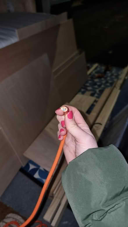 Photo of free Long Orange Cabling (Scotstounhill G14) #3