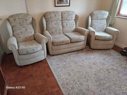 Photo of free Three piece suite - cottage style (Longden Common SY5) #1