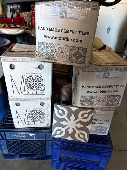 Photo of free New in box Handmade Cement Tiles (Pleasant Hill) #1