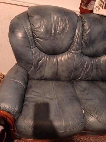 Photo of free 3 seater leather sofa (Deepdale PR1) #2