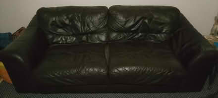 Photo of free leather sofas (HR9) #1