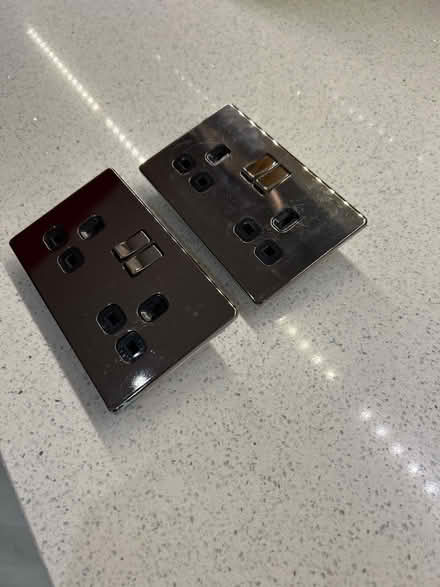 Photo of free Black nickel twin sockets (Near Cameron Toll EH16) #1