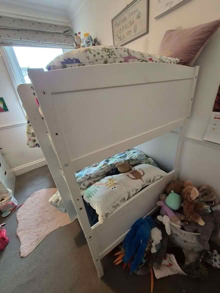 Photo of free Bunk bed, white, wooden (Strawberry Hill TW11) #3