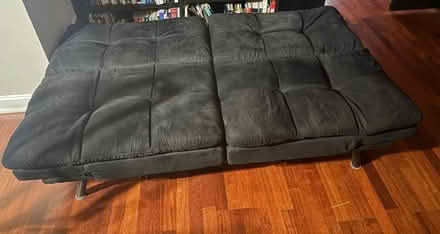 Photo of free Small Black Fold-down Couch (Hartsdale) #4