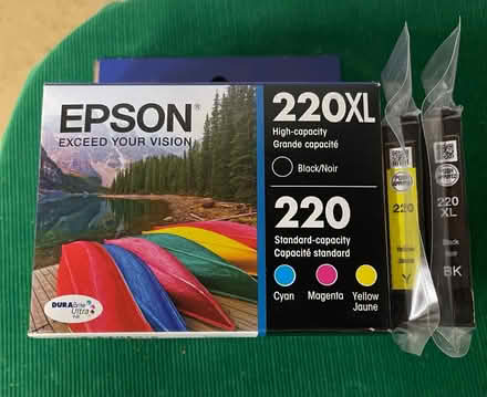 Photo of free EPSON Print Cartridges 220, 220XL (near the Cupertino Library) #1