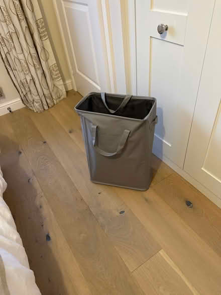 Photo of free Grey fabric laundry basket (Woodford SK7) #1