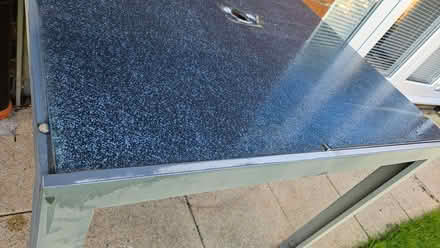 Photo of free Square glass and metal table (Littleover DE23) #4