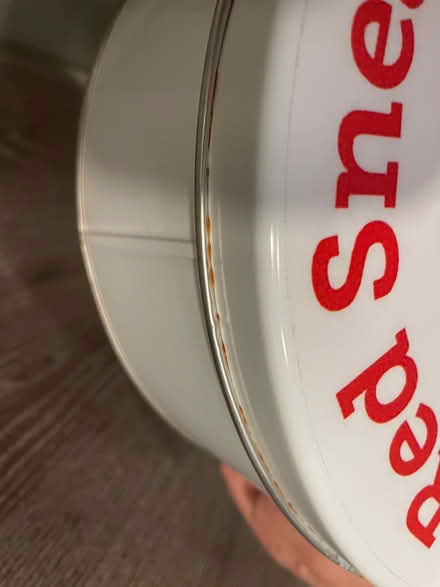 Photo of free Empty 9.75” diameter tin (Kirkland) #2