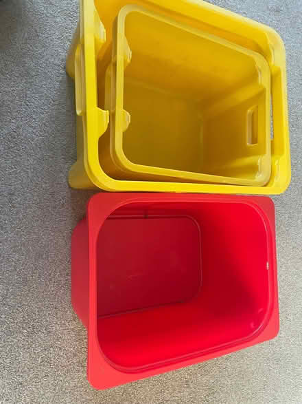 Photo of free Plastic storage boxes (Longbarn WA2) #2