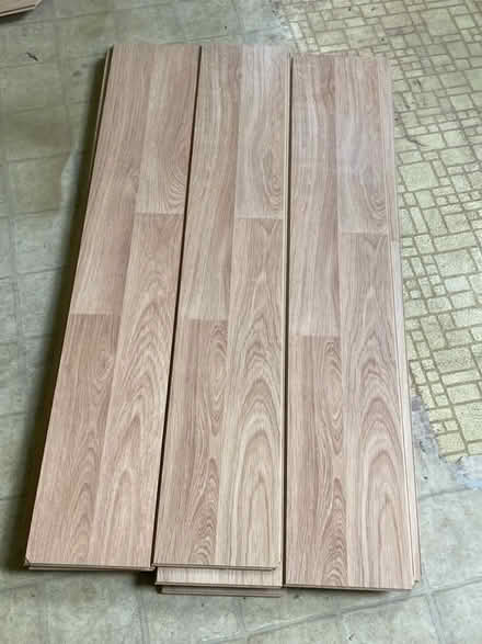 Photo of free Wood plank flooring - 36 sq ft + (Winsted) #1