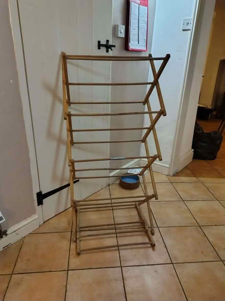 Photo of free Wooden clothes airer (Brize Norton OX18) #1