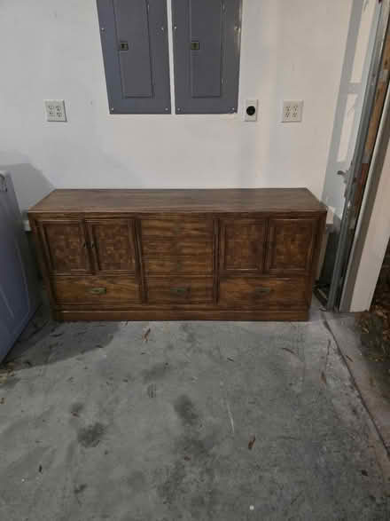 Photo of free China cabinet and server (Angier) #2