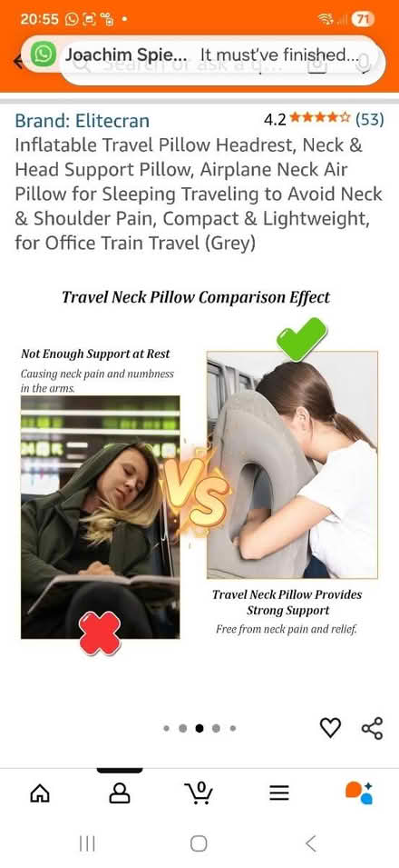 Photo of free Aeroplane head cushion (Finchley N2) #1