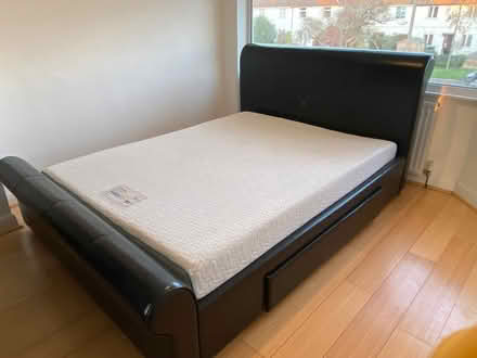 Photo of free King size bed and mattress (New Marston OX3) #1